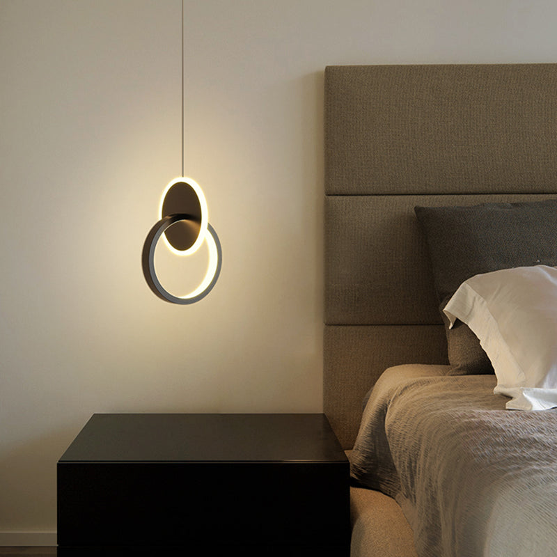 Luminaire pendentif linéaire noir