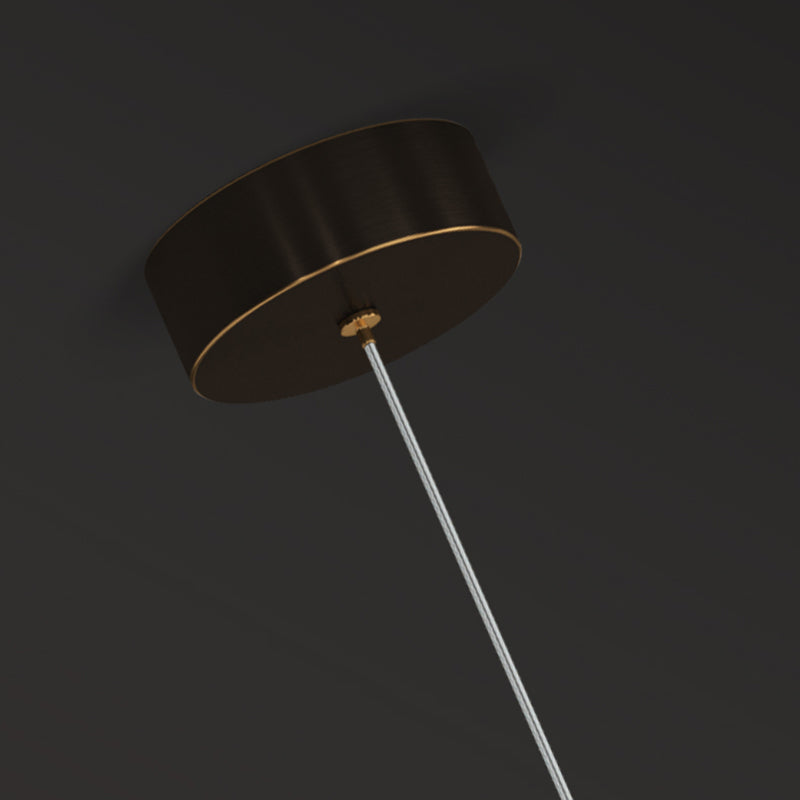 Pendre contemporain Light 2-Light Plafond plafond Metal pour chambre à coucher