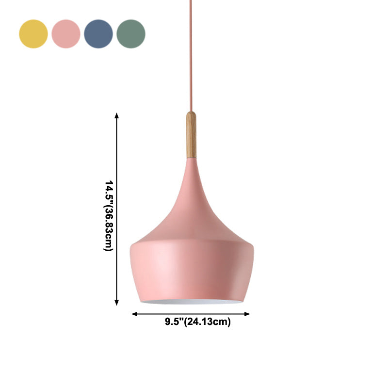 Aluminium 1-Light Pendent Lamp Creative suspension pour salle à manger