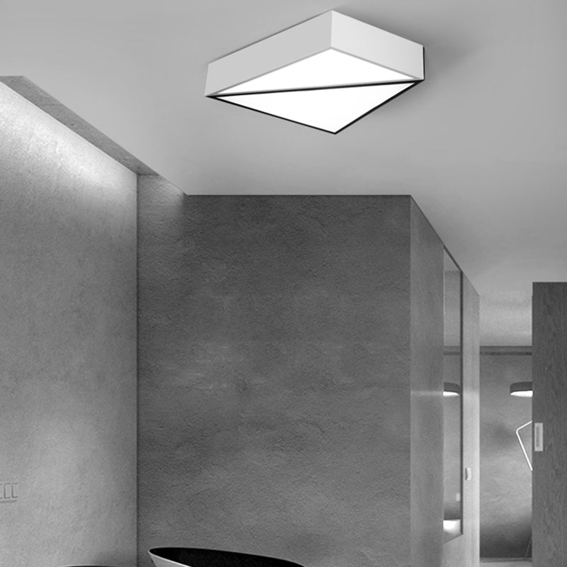 Triangle Chambre Plafonnier Encastré En Métal LED Simple Plafonnier Luminaire