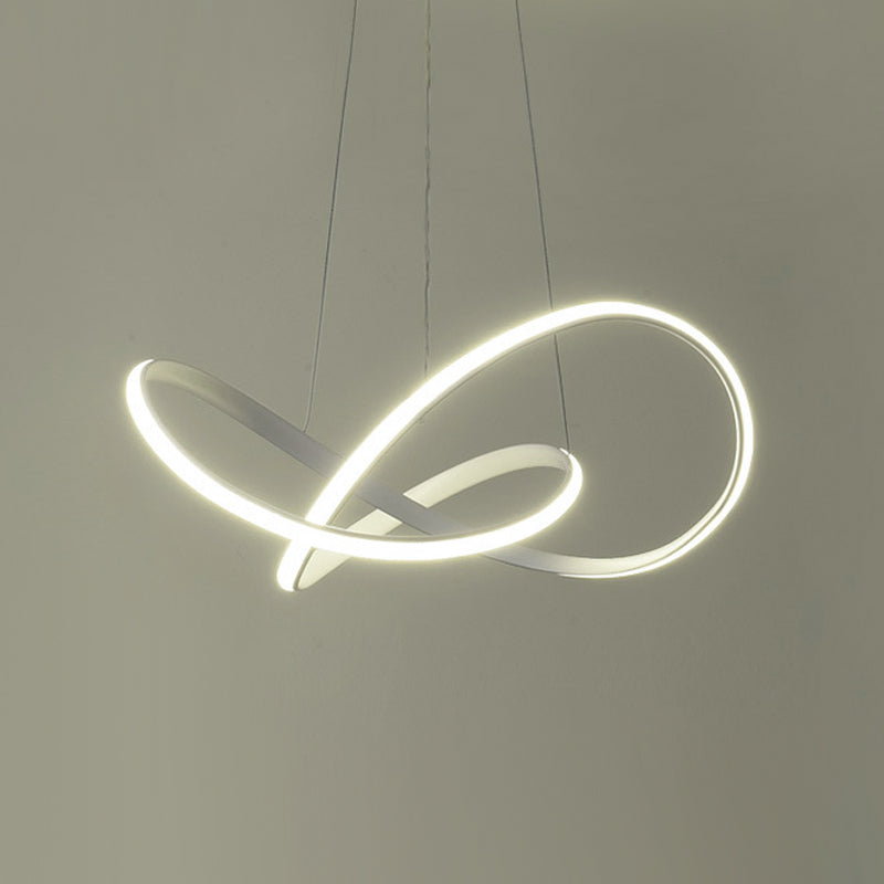 Lámpara lineal blanca lámpara moderna una luz LED LIGHT para dormitorio