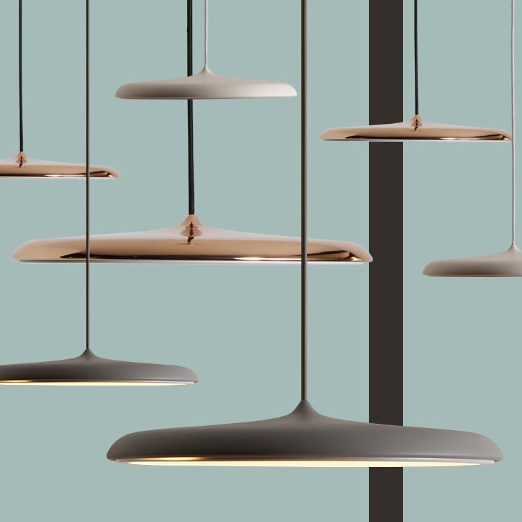 Lumière suspendue en métal Postmodern LED PENDANT POUR LE SALLE SOIX SOIR