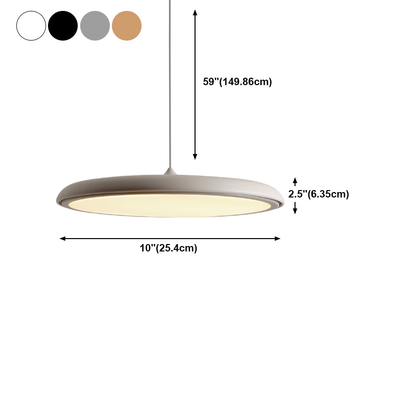 Lumière suspendue en métal Postmodern LED PENDANT POUR LE SALLE SOIX SOIR