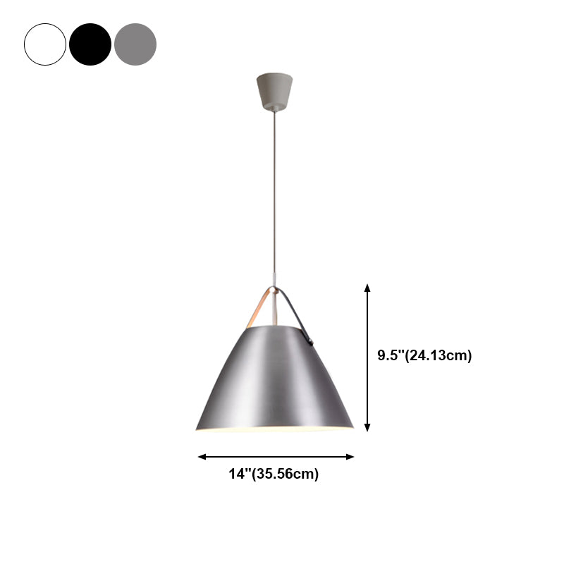 Lumière suspendue en métal