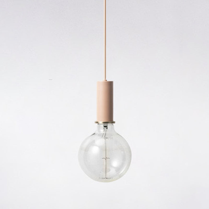 Bulb mini ciondolo mini ciondolo in stile industriale in metallo appeso per sala da pranzo