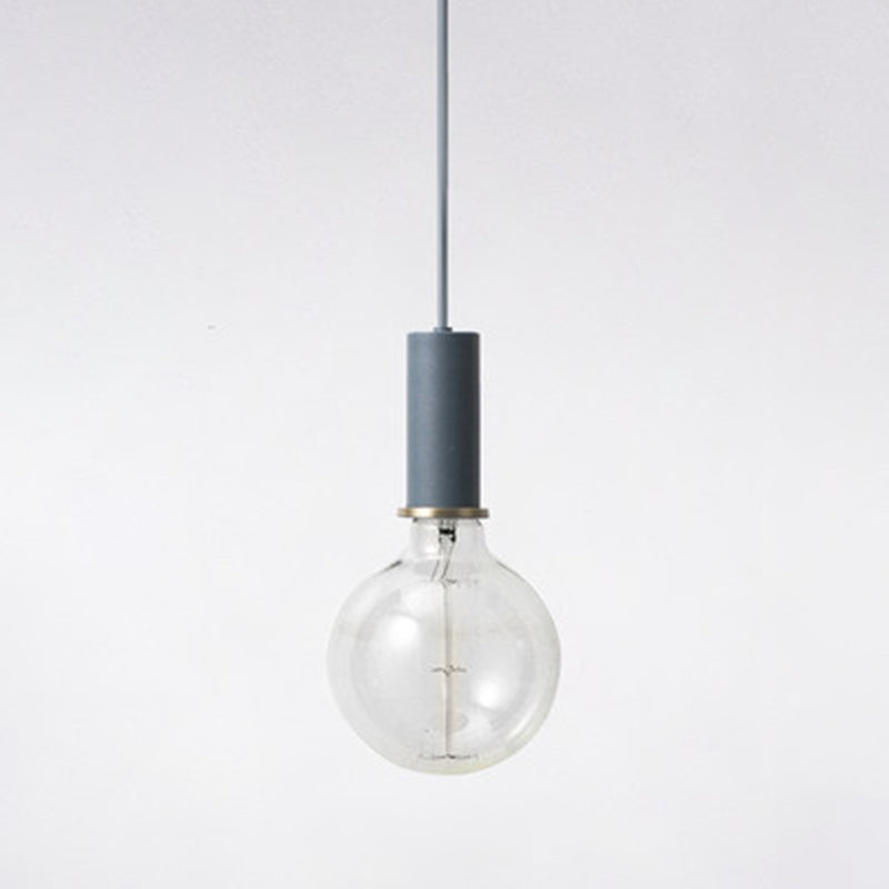Bulb mini ciondolo mini ciondolo in stile industriale in metallo appeso per sala da pranzo