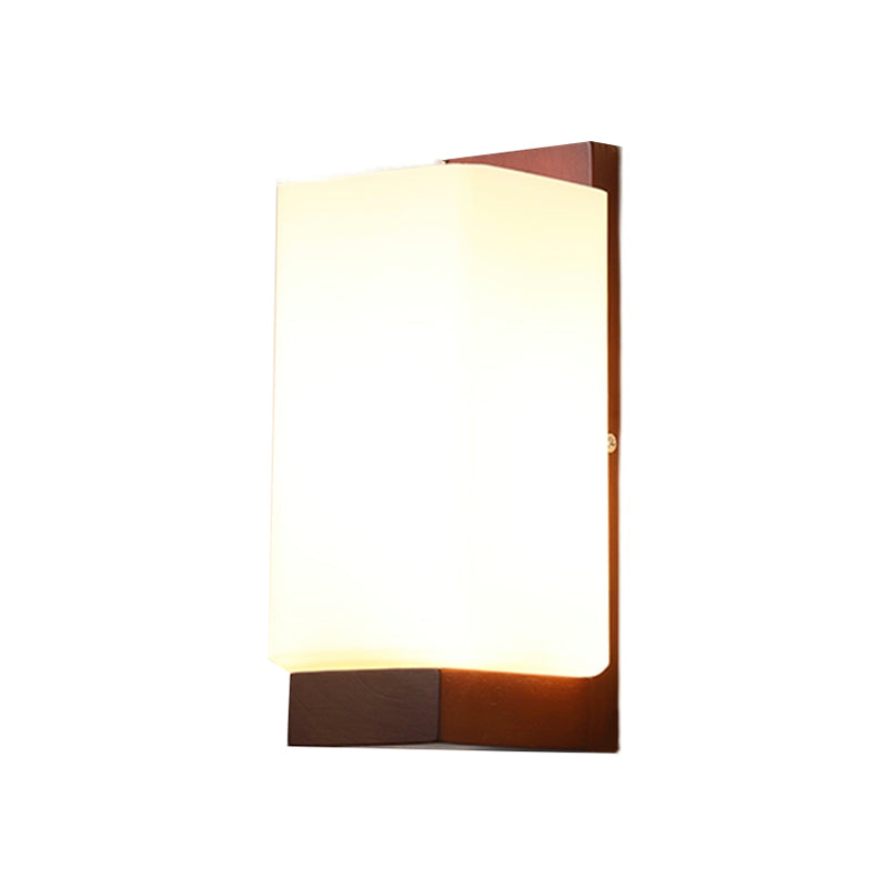 Nordic Wall Mount Lamp Modern Style Wooden Wall Sconce Light for Living Room