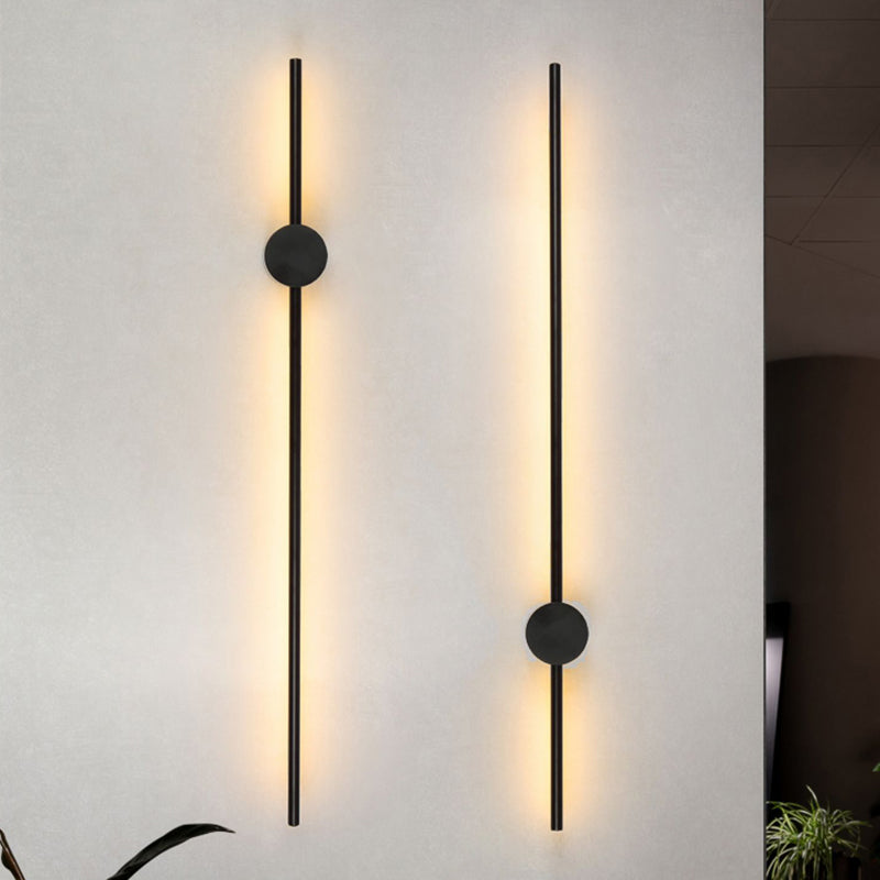 Nordic Wall Mount Lamp Modern Style LED Strip Shape Wall Sconce Fixture for Living Room