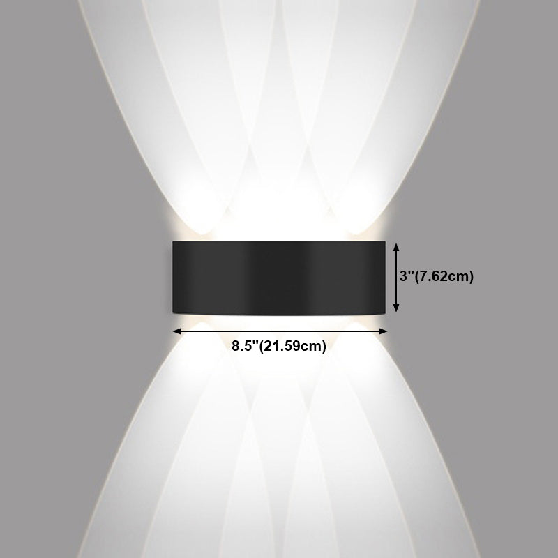 Nordic Wall Mount Lamp Modern Style LED Rectangle Wall Sconce Light for Living Room