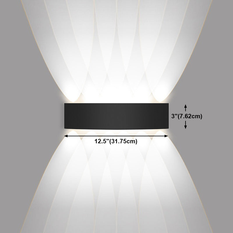 Nordic Wall Mount Lamp Modern Style LED Rectangle Wall Sconce Light for Living Room