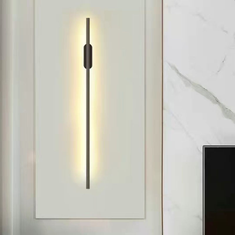Lámpara de montaje de pared nórdica estilo LED de estilo LED de luz Luz de pared para sala de estar