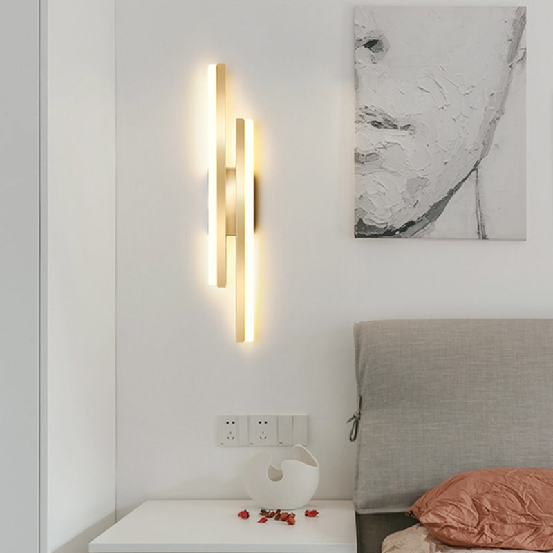 Nordischer Metall Wandleuchte goldene Wandleuchte für Wohnzimmer