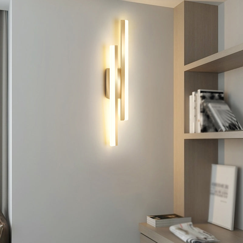 Nordischer Metall Wandleuchte goldene Wandleuchte für Wohnzimmer