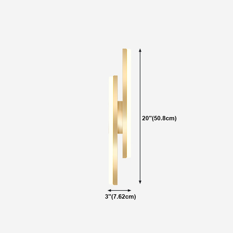 Nordischer Metall Wandleuchte goldene Wandleuchte für Wohnzimmer