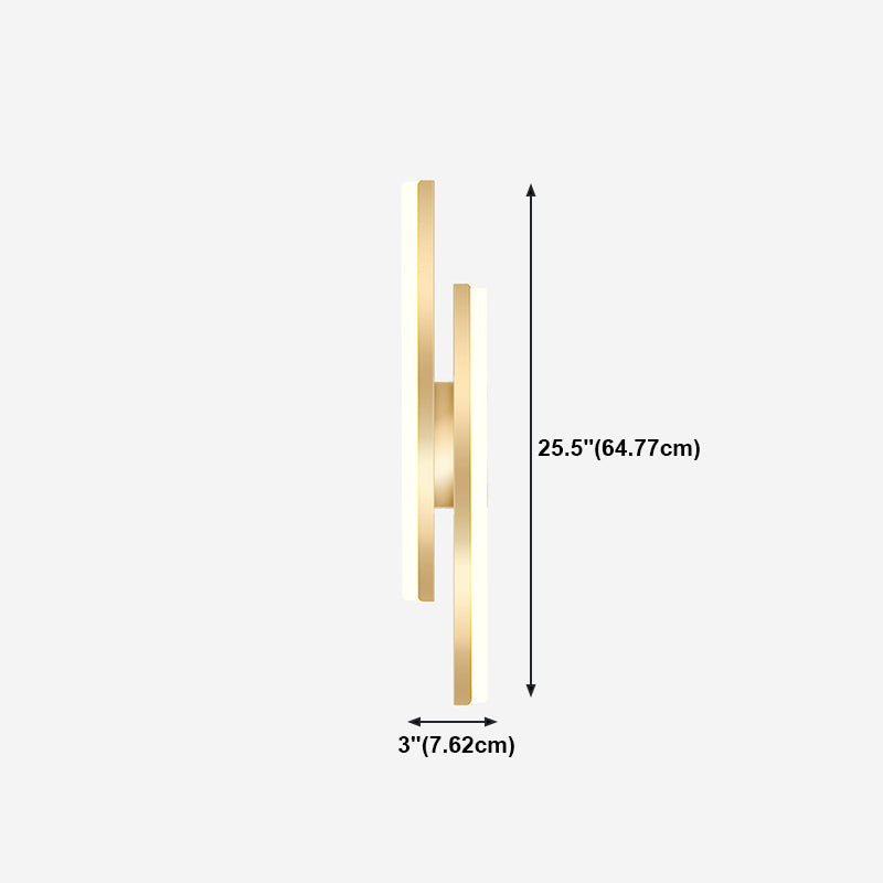 Nordischer Metall Wandleuchte goldene Wandleuchte für Wohnzimmer