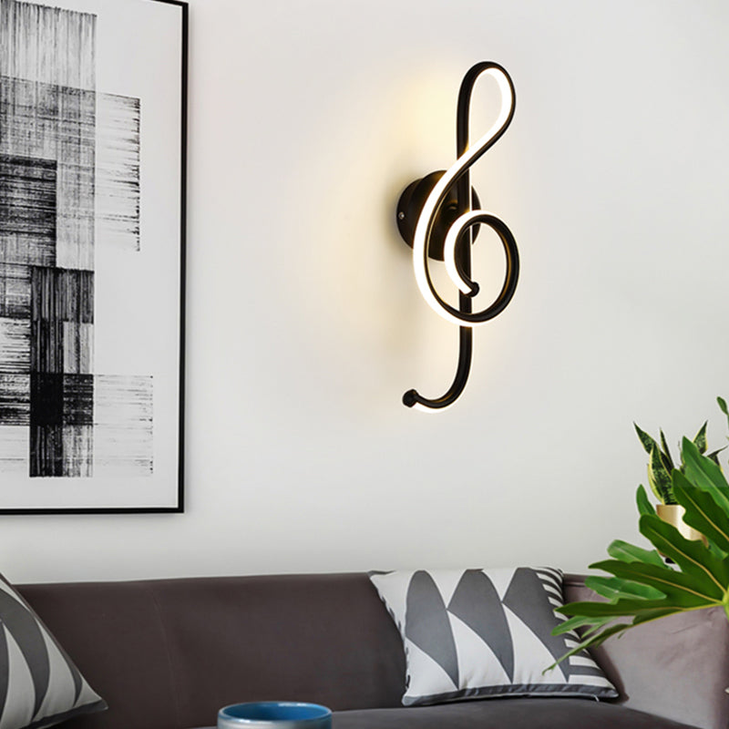 Moderner Stil Metall Wandleuchte lineare Form LED -Wandleuchte für Schlafzimmer