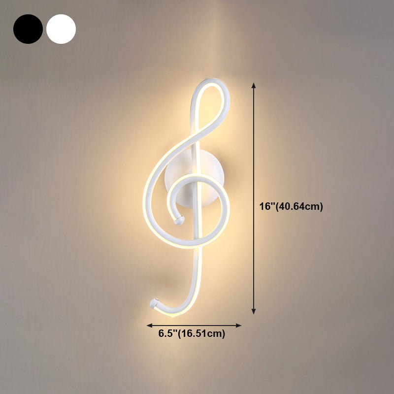 Moderner Stil Metall Wandleuchte lineare Form LED -Wandleuchte für Schlafzimmer