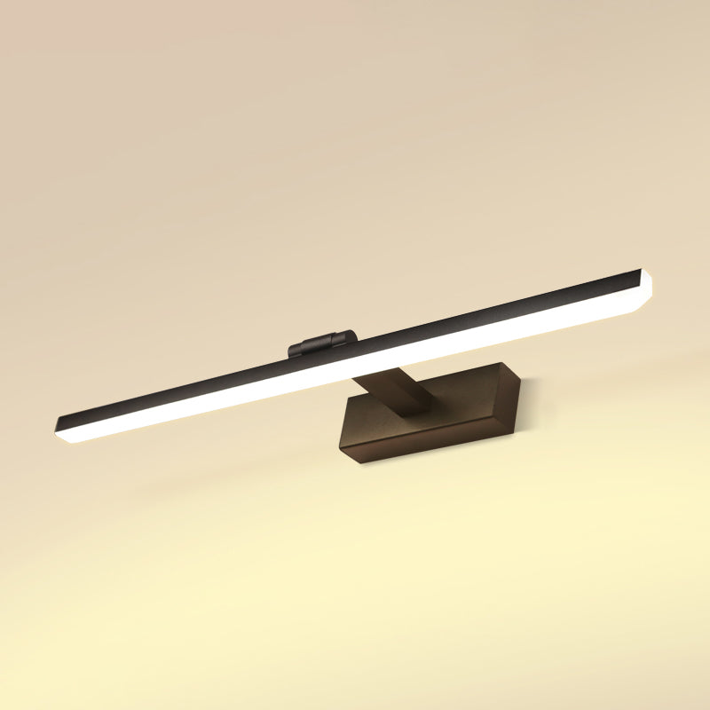 Linear LED Vanity Wall Light Fixtures Modern Mirror Front Light with Acrylic Shade