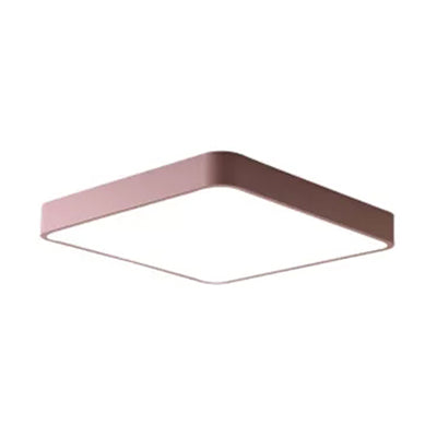 Plafonnier LED en acrylique de Style nordique, carré mince, encastré, pour couloir de bureau