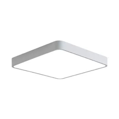 Plafonnier LED en acrylique de Style nordique, carré mince, encastré, pour couloir de bureau