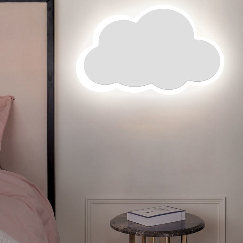 Forme unique en métal applique de murs de style enfant à 1 lumière