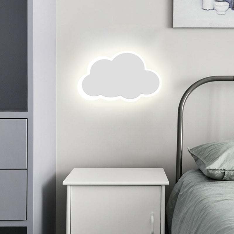 Forme unique en métal applique de murs de style enfant à 1 lumière