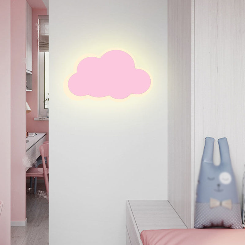 Forme unique en métal applique de murs de style enfant à 1 lumière