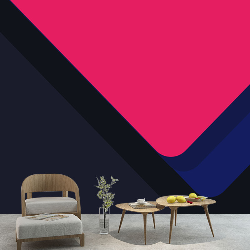 Modern Illustration Mural Wallpaper Geometry Living Room Wall Mural