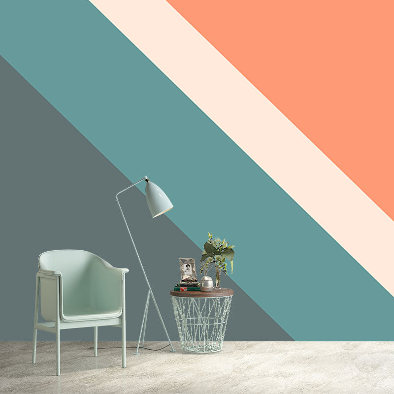 Modern Illustration Mural Wallpaper Geometry Living Room Wall Mural