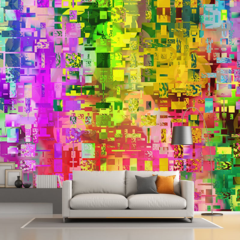 Illustration Stain Resistant Mural Wallpaper Abstract Pattern Indoor Wall Mural