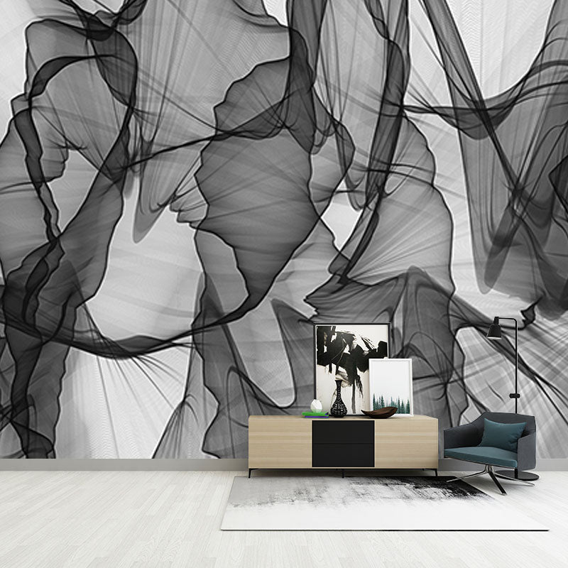 Modern Style Mural Wallpaper Abstract Pattern Environment Friendly Bedroom Wall Mural