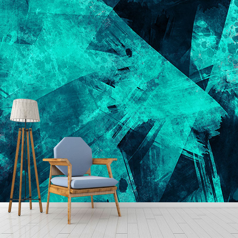 Modern Style Mural Wallpaper Abstract Pattern Environment Friendly Bedroom Wall Mural