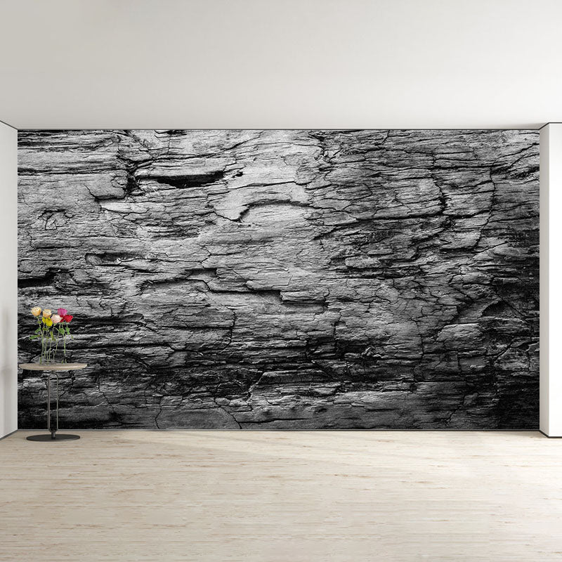 Photography Stain Resistant Wallpaper Wood Grain Living Room Wall Mural
