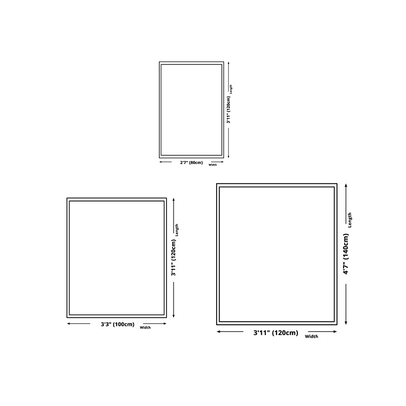 Schwarz-Weiß-Raster-Teppich Polyester Fläche Teppich nicht rutschfestem Teppich für Schlafzimmer