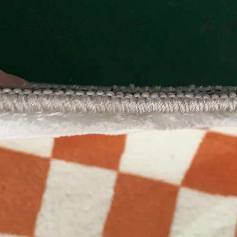 Moderner Schachbrett Teppich Polyester Teppich nicht rutschfestes Hintergrund Teppich für Wohnzimmer