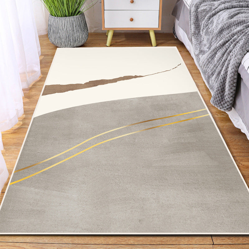 Area Rug Individuality Patchwork Carpet Polypropylene Washable Rug for Home Decor