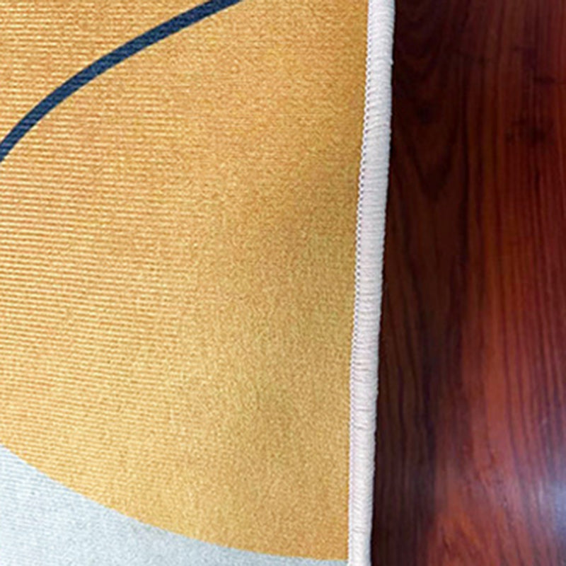 Farbblock Geometrischer Teppichbereich Teppich Polyster Haustierfreundlich Easy Care Area Teppich