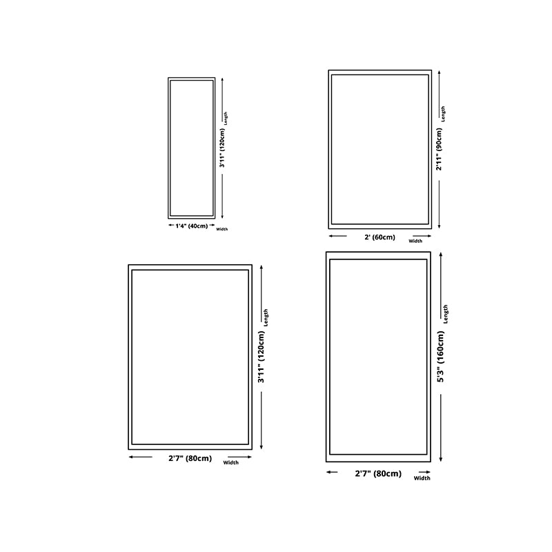 Black and White Abstract Carpet Area Carpet Anti-Slip Washable Rug for Living Room