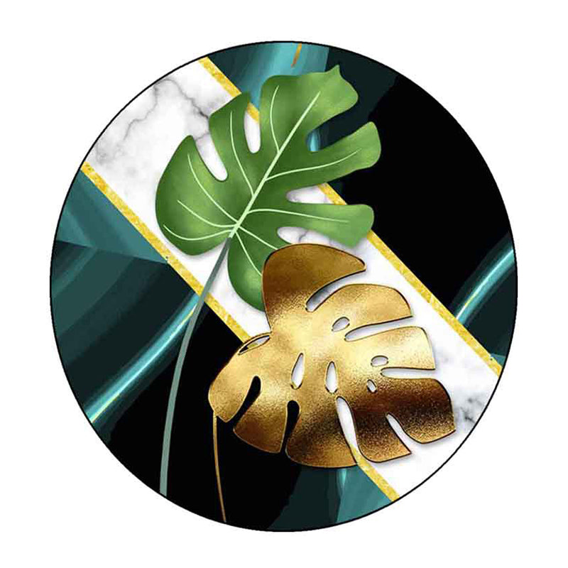 Light Yellow Sunflower Rug Polyester Modern Rug Stain Resistant Rug for Drawing Room