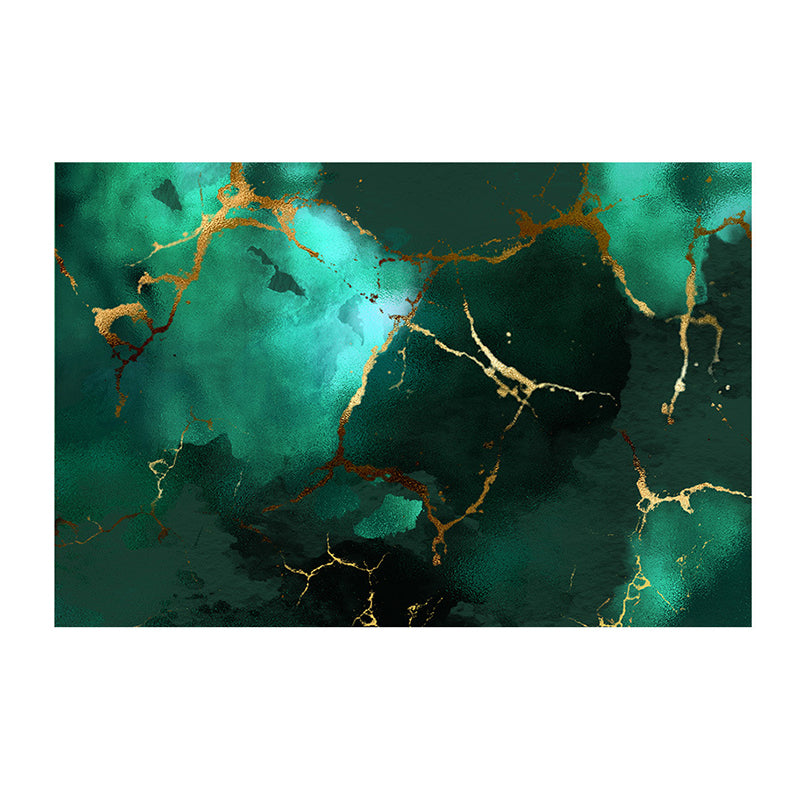 Atrovirens Leopard Rug Polyester Modern Rug Non-Slip Backing Rug for Home Decor