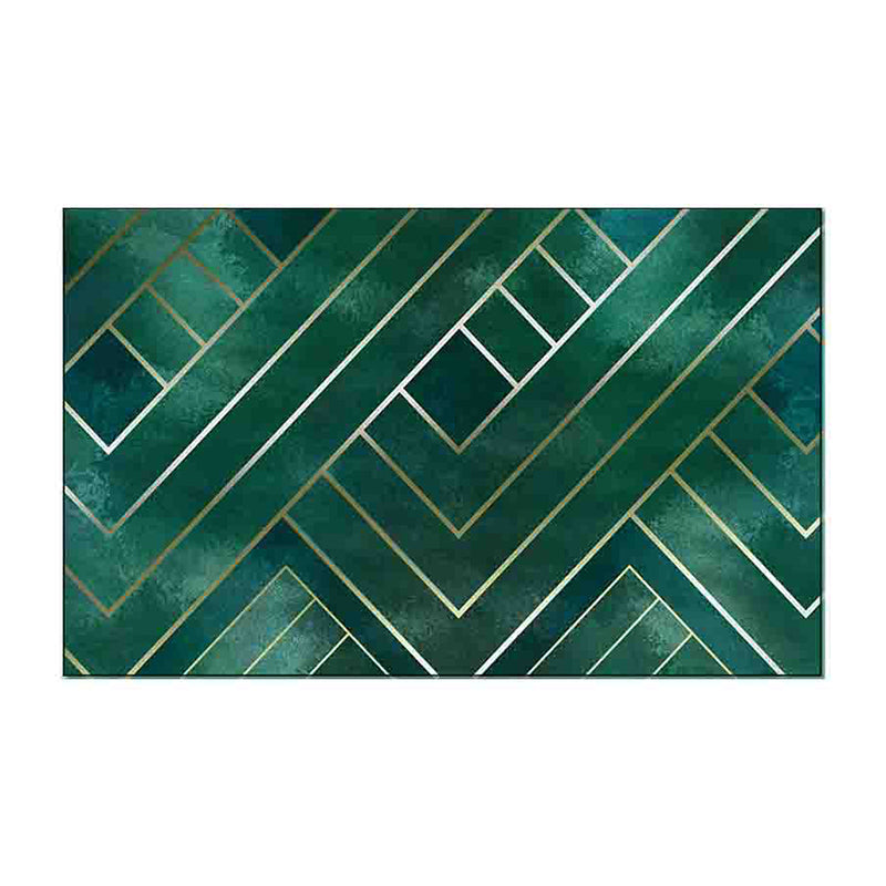 Atrovirens Leopard Rug Polyester Modern Rug Non-Slip Backing Rug for Home Decor