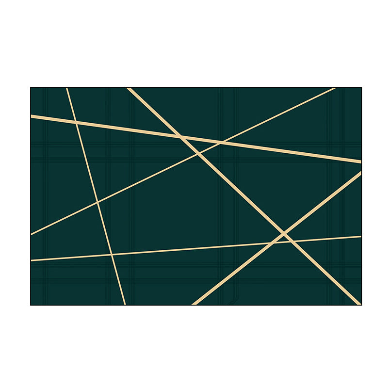 Atrovirens Leopard Rug Polyester Modern Rug Non-Slip Backing Rug for Home Decor