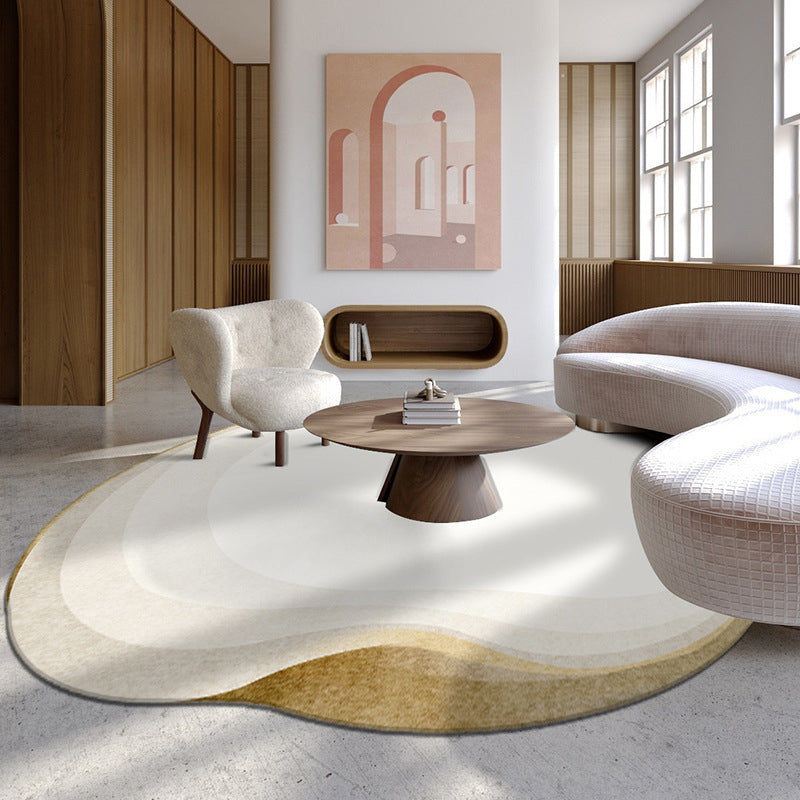 Neuheit Moderner Teppich Polyester Gradienten Teppich Färbung widerstandsfähiger Teppich für Wohnzimmer