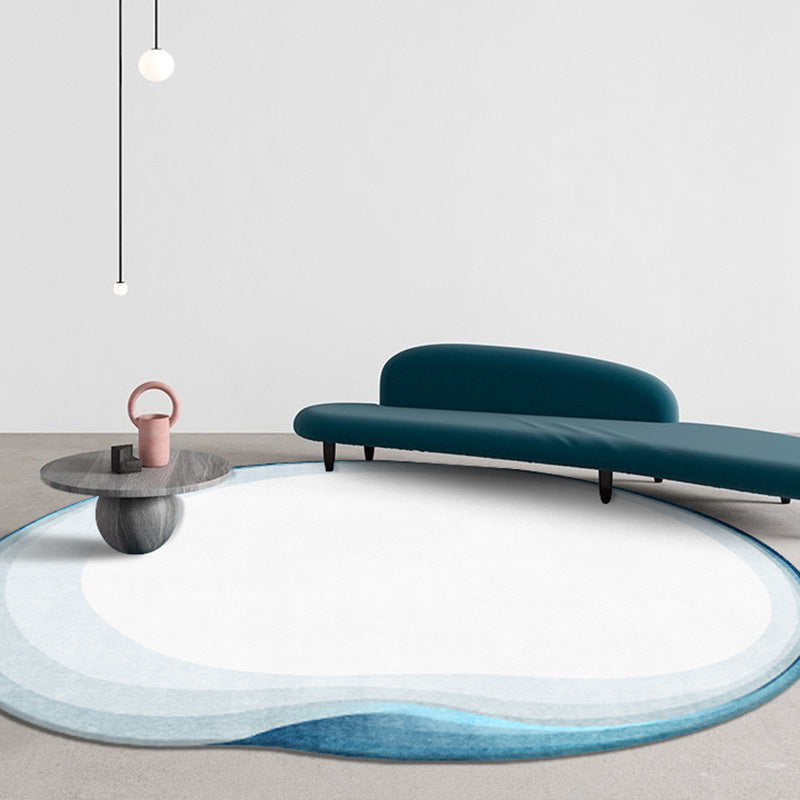 Neuheit Moderner Teppich Polyester Gradienten Teppich Färbung widerstandsfähiger Teppich für Wohnzimmer