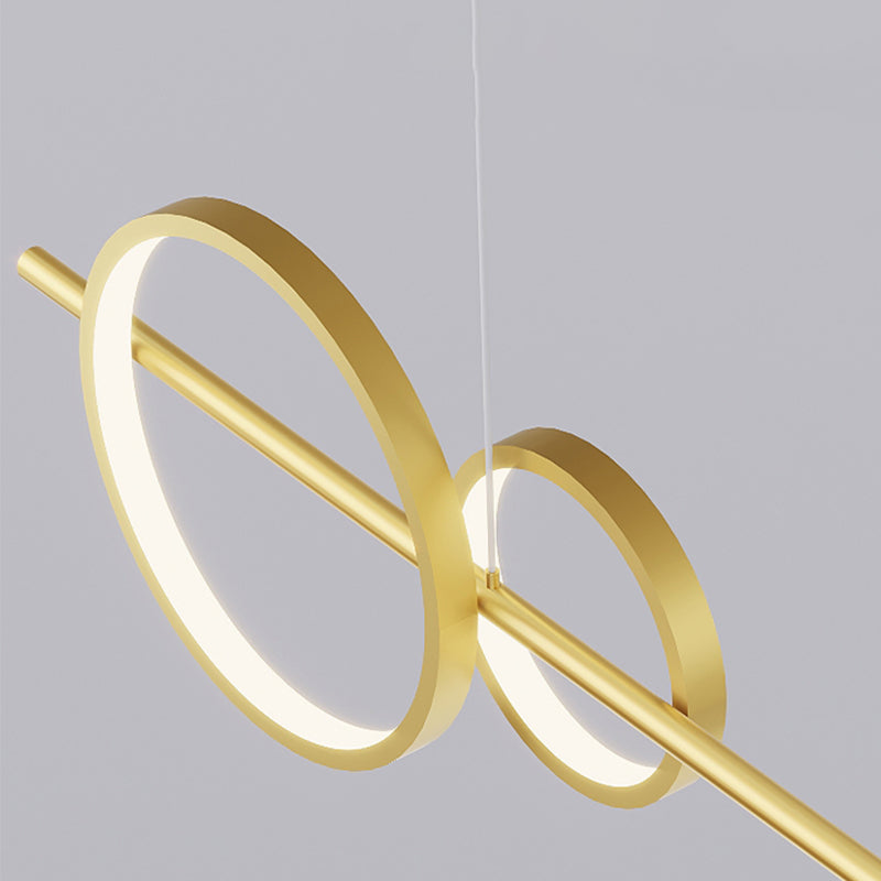 Moderne Metallanhänger Beleuchtung kugelförmiger Glas Anhängerleuchten