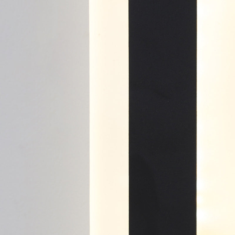 Éclairage de mur de métal linéaire