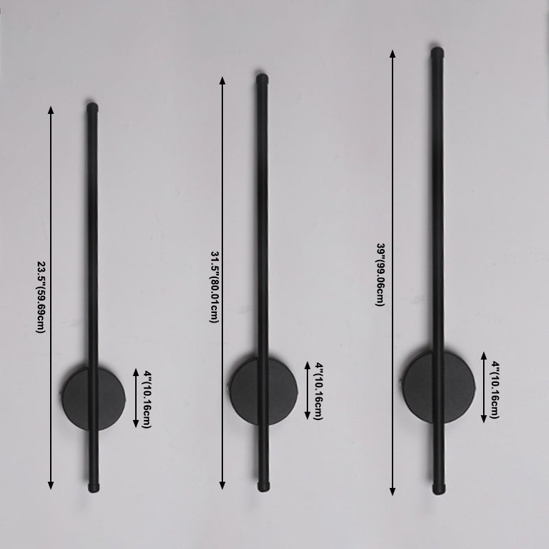 Lineare Form Metall Wandleuchten moderner Stil 2 Leuchten Wandmontageleuchte