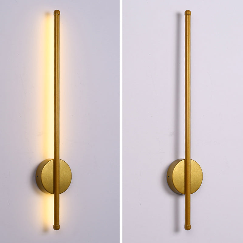 Lineare Form Metall Wandleuchten moderner Stil 2 Leuchten Wandmontageleuchte