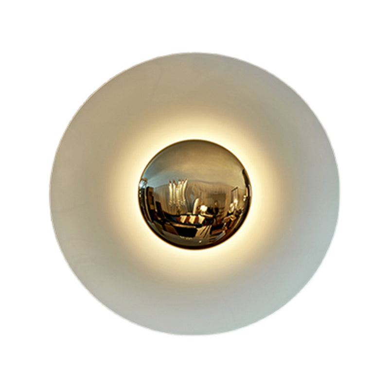 Runde Formmetallwandleuchter moderner Stil einzelner Lichtwandbeleuchtung