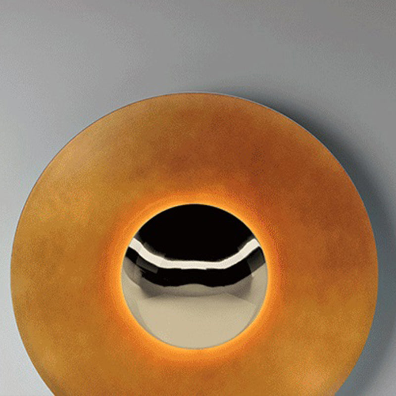 Forma a forma di metallo rotondo sconce moderno apparecchi di illuminazione a parete singola a parete singola